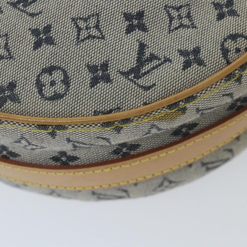 Louis Vuitton Monogram Mini Jeanne GM Shoulder Bag Blue M92000  ar10834B - Image 9