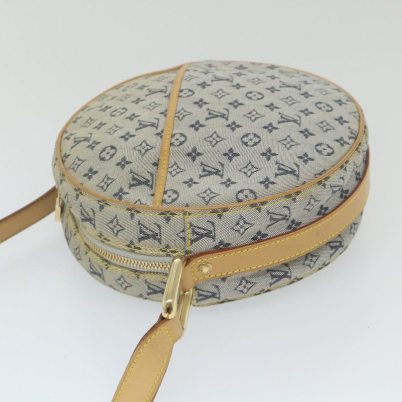 Louis Vuitton Monogram Mini Jeanne GM Shoulder Bag Blue M92000  ar10834B - Image 4
