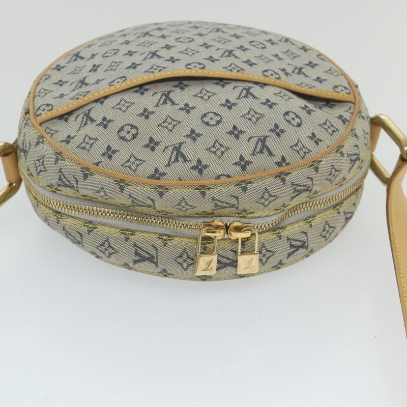 Louis Vuitton Monogram Mini Jeanne GM Shoulder Bag Blue M92000  ar10834B - Image 6