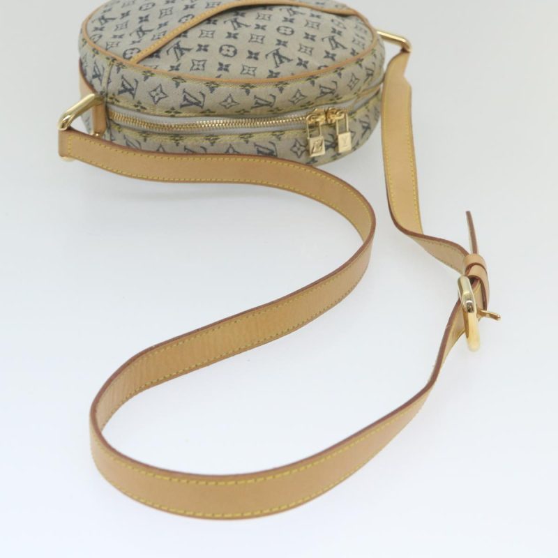 Louis Vuitton Monogram Mini Jeanne GM Shoulder Bag Blue M92000  ar10834B - Image 7