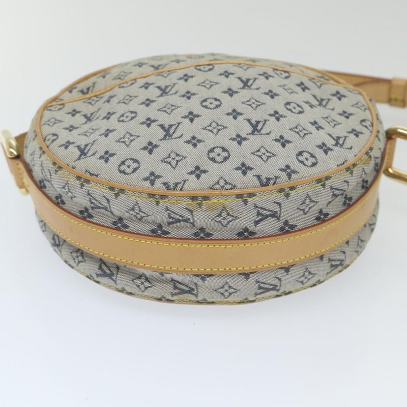 Louis Vuitton Monogram Mini Jeanne GM Shoulder Bag Blue M92000  ar10834B - Image 5