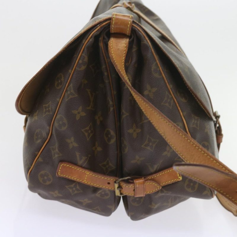 Louis Vuitton Monogram Saumur 35 Shoulder Bag M42254  ar10836B - Image 4