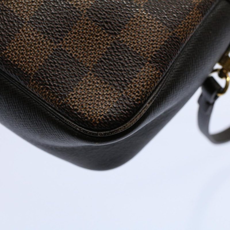 Louis Vuitton Damier Ebene Trousse makeup Pouch N51982  ar10848B - Image 9