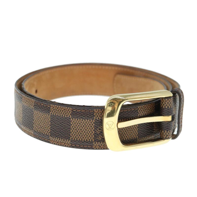 Louis Vuitton Damier Ebene Ceinture Ellipse Belt 27.6"-35.4" M6995 Auth ar10898 - Image 2