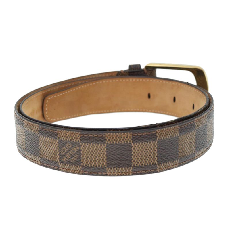 Louis Vuitton Damier Ebene Ceinture Ellipse Belt 27.6"-35.4" M6995 Auth ar10898 - Image 3
