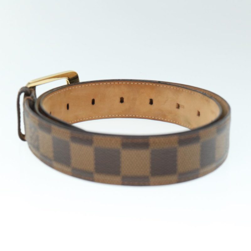 Louis Vuitton Damier Ebene Ceinture Ellipse Belt 27.6"-35.4" M6995 Auth ar10898 - Image 4