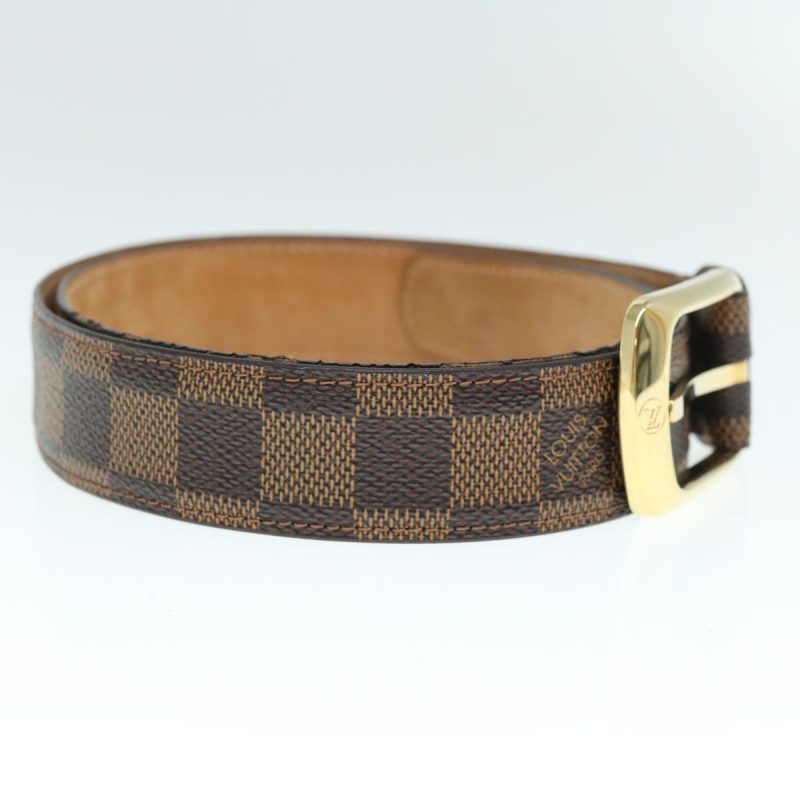 Louis Vuitton Damier Ebene Ceinture Ellipse Belt 27.6"-35.4" M6995 Auth ar10898 - Image 5