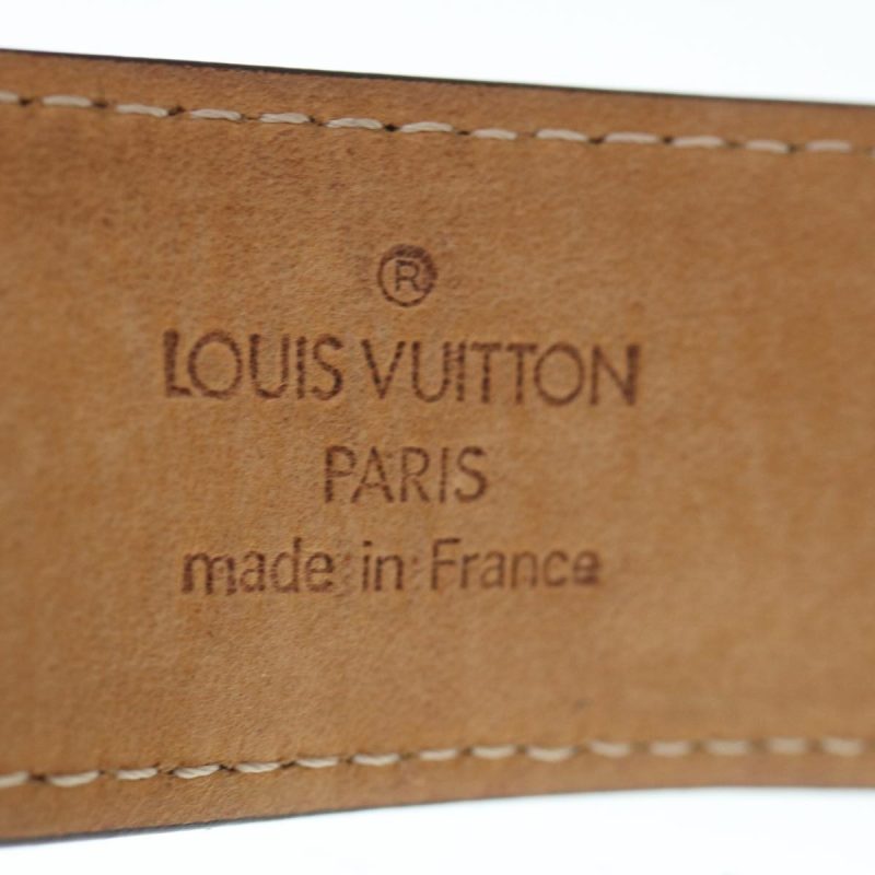 Louis Vuitton Damier Ebene Ceinture Ellipse Belt 27.6"-35.4" M6995 Auth ar10898 - Image 6