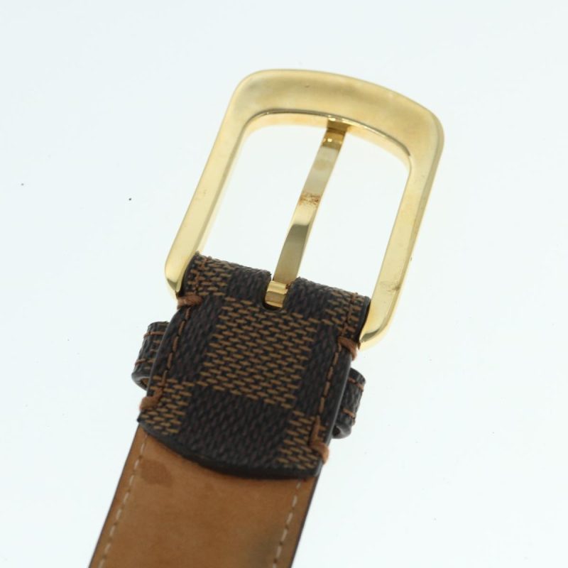 Louis Vuitton Damier Ebene Ceinture Ellipse Belt 27.6"-35.4" M6995 Auth ar10898 - Image 7