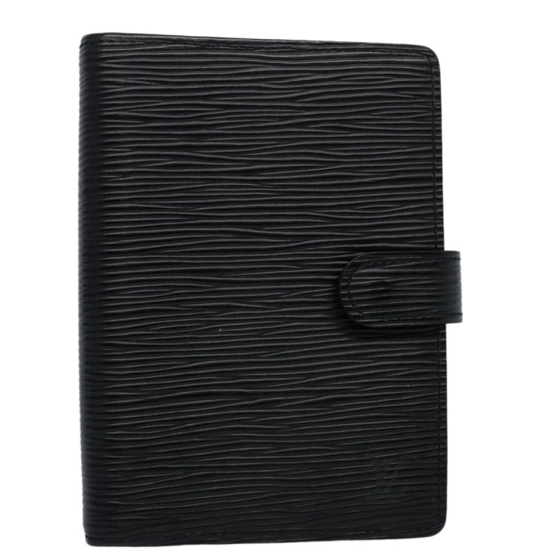 Louis Vuitton Epi Agenda PM Day Planner Cover Black R20052  ar10924