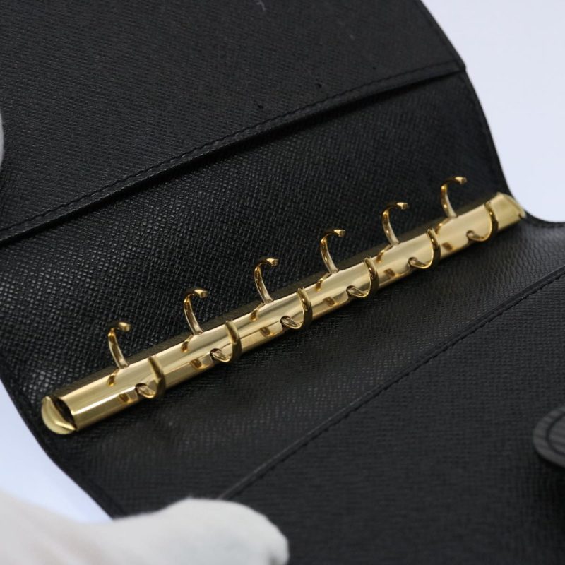 Louis Vuitton Epi Agenda PM Day Planner Cover Black R20052  ar10924 - Image 9