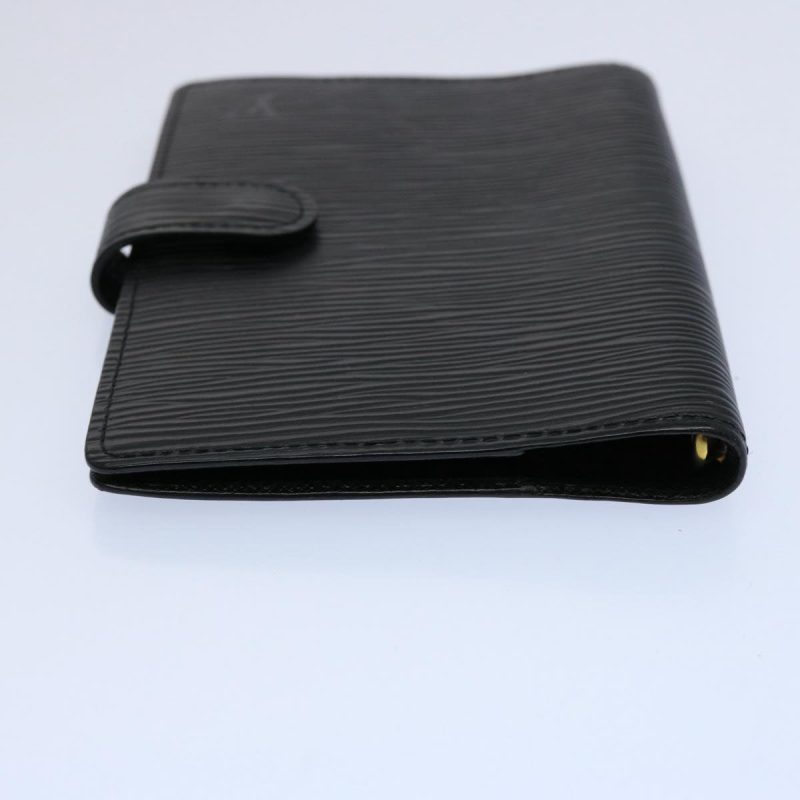 Louis Vuitton Epi Agenda PM Day Planner Cover Black R20052  ar10924 - Image 5