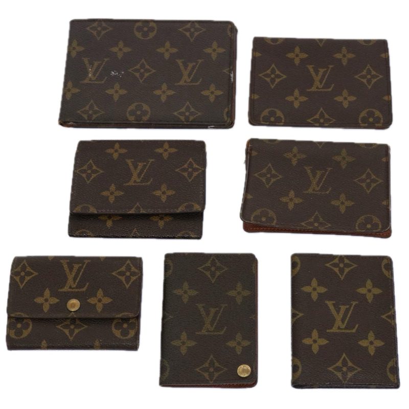 Louis Vuitton Monogram Card Case Card Case 7Set  ar10936