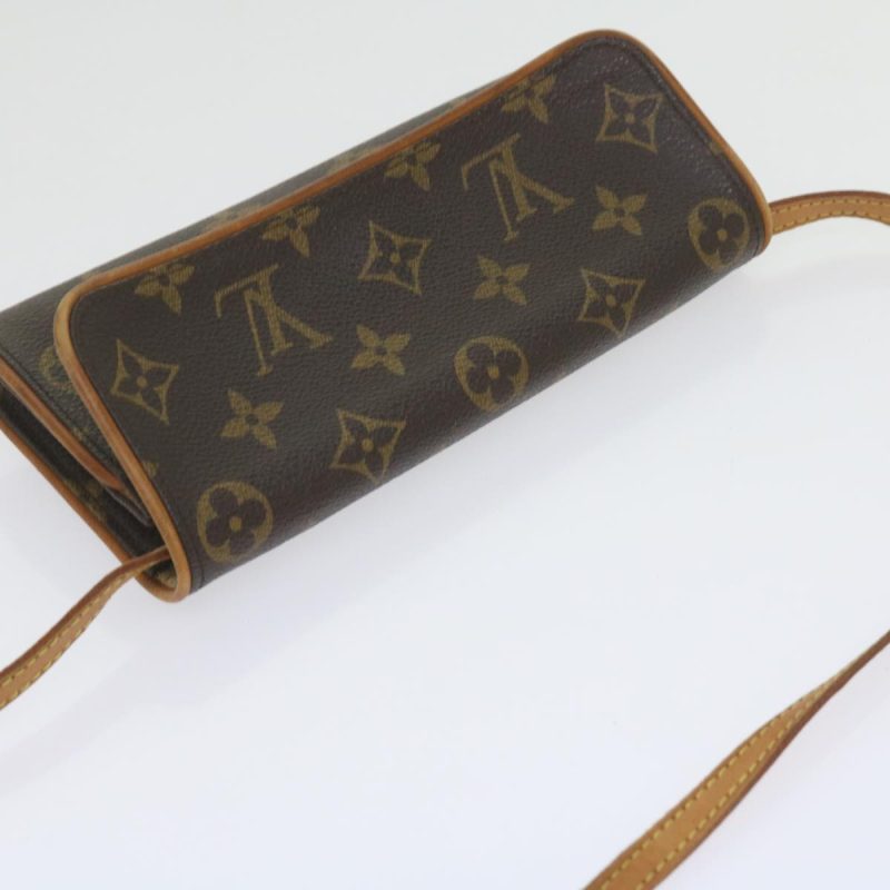 Louis Vuitton Monogram Pochette Twin PM Shoulder Bag M51854  ar10953B - Image 6