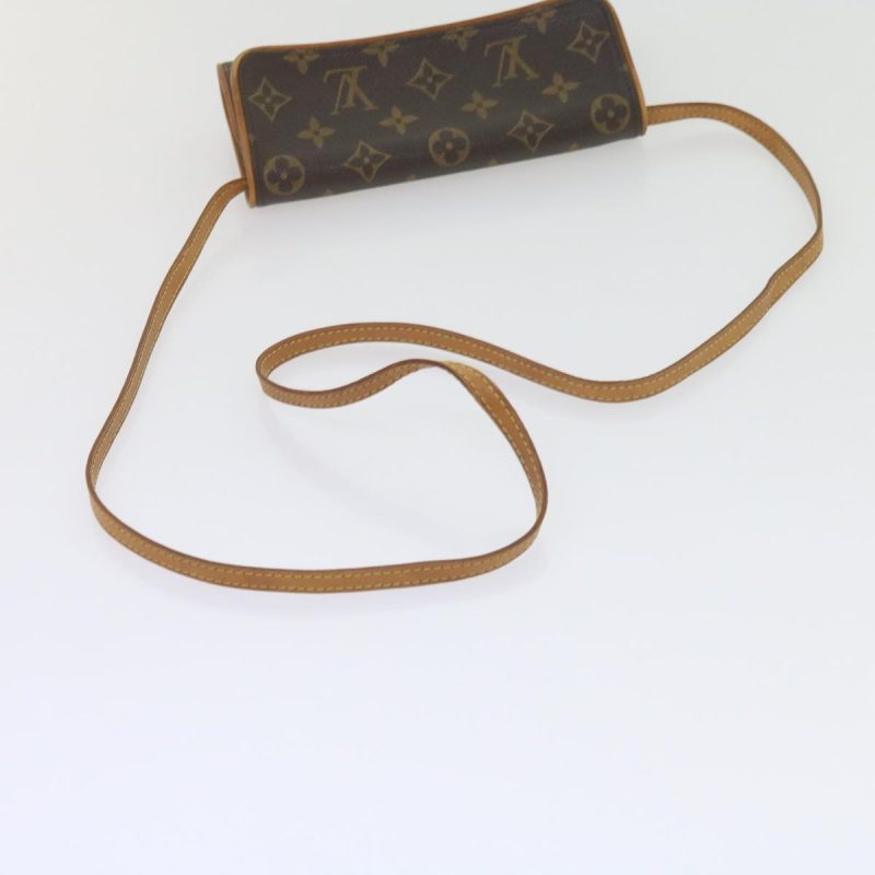 Louis Vuitton Monogram Pochette Twin PM Shoulder Bag M51854  ar10953B - Image 7