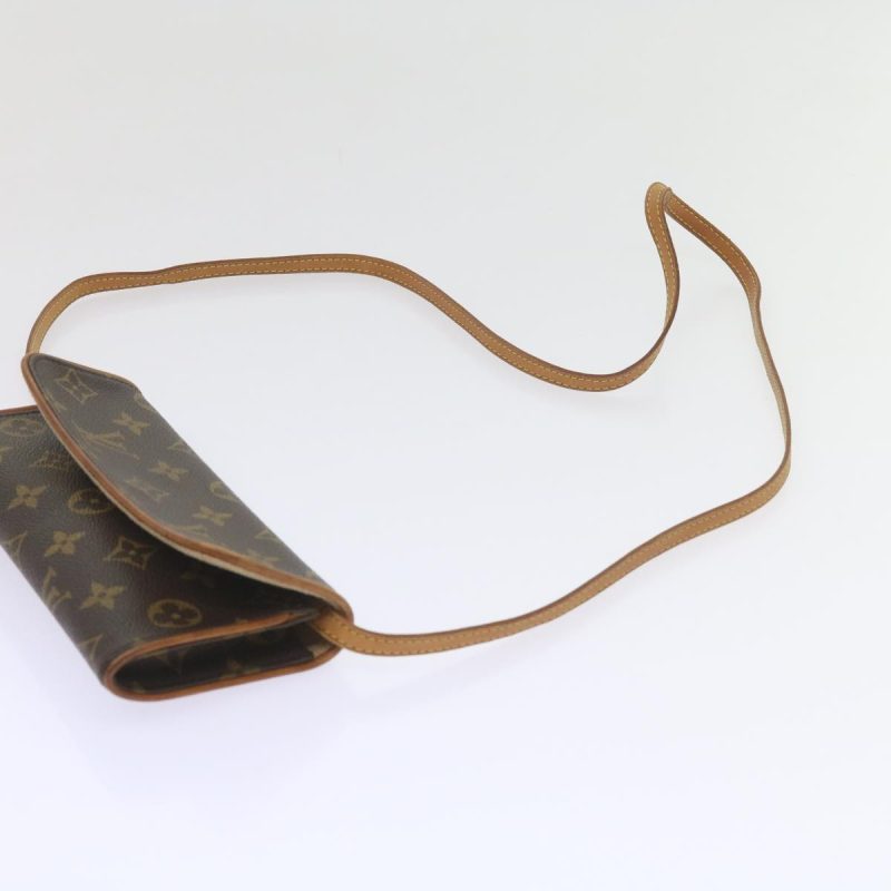 Louis Vuitton Monogram Pochette Twin PM Shoulder Bag M51854  ar10953B - Image 8