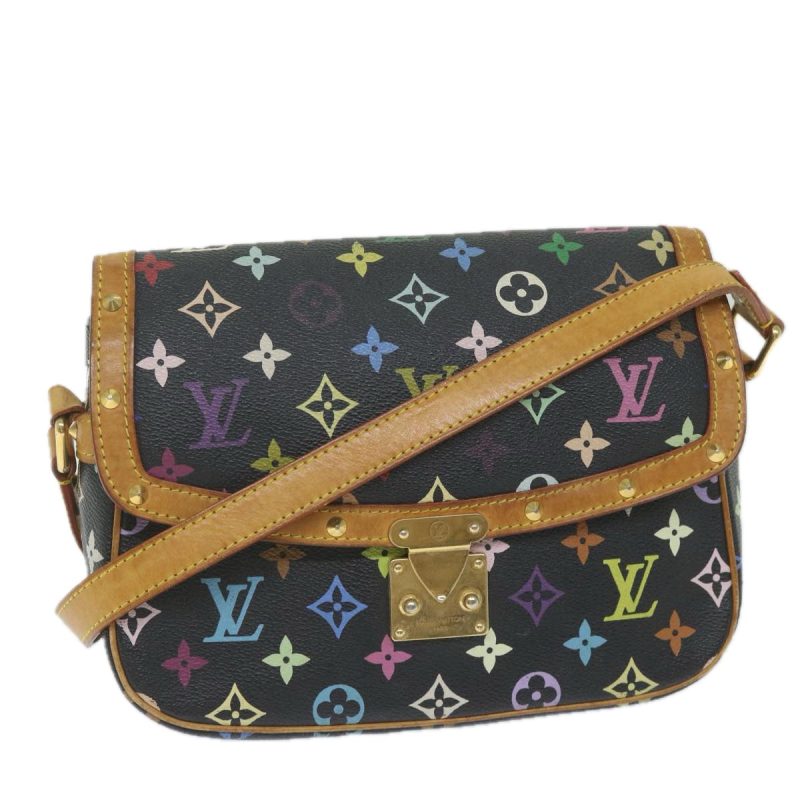 Louis Vuitton Monogram Multicolor Sologne Bag Black M92639  ar10967B