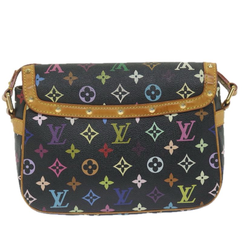 Louis Vuitton Monogram Multicolor Sologne Bag Black M92639  ar10967B - Image 2