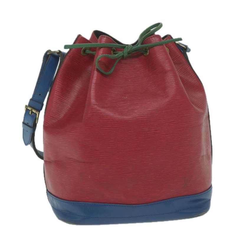 Louis Vuitton Epi Trico color Noe Bag Red Blue Green M44084  ar10970B