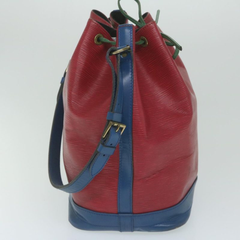 Louis Vuitton Epi Trico color Noe Bag Red Blue Green M44084  ar10970B - Image 4