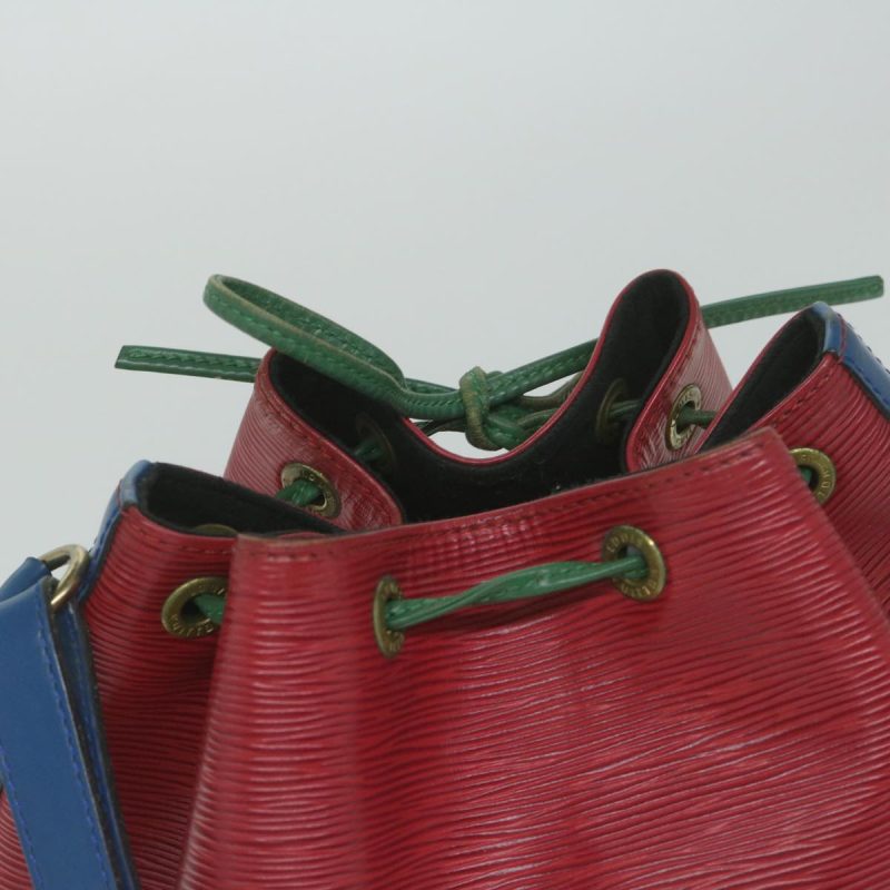 Louis Vuitton Epi Trico color Noe Bag Red Blue Green M44084  ar10970B - Image 6