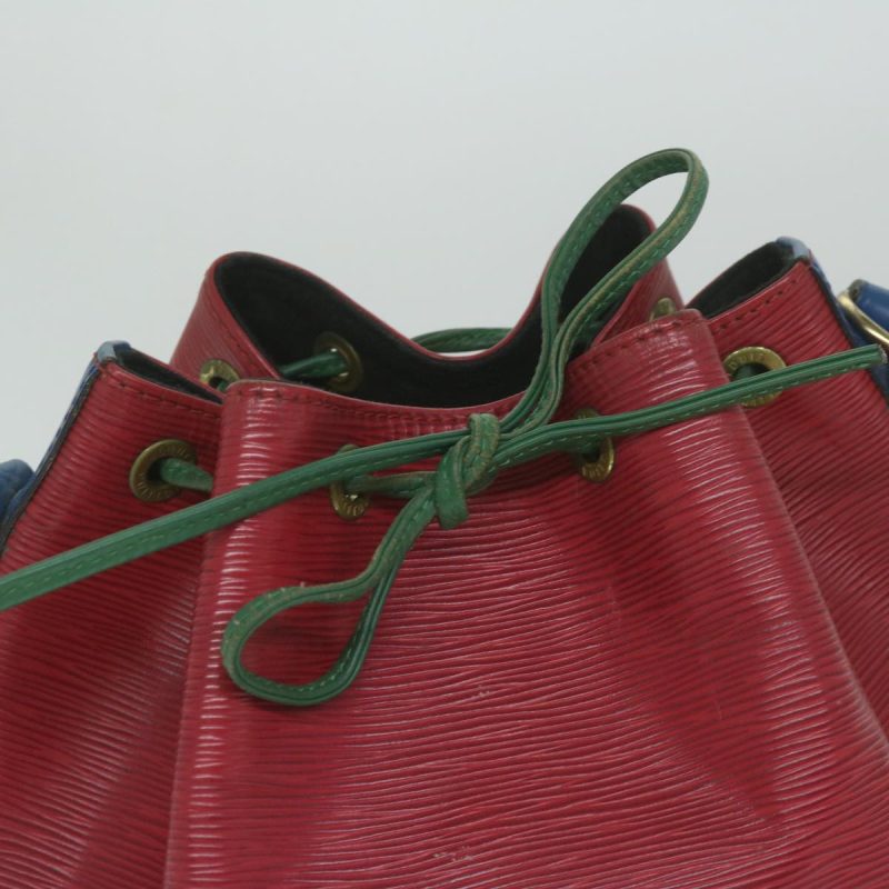 Louis Vuitton Epi Trico color Noe Bag Red Blue Green M44084  ar10970B - Image 7