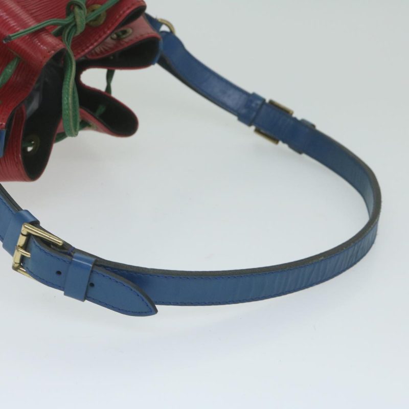 Louis Vuitton Epi Trico color Noe Bag Red Blue Green M44084  ar10970B - Image 9