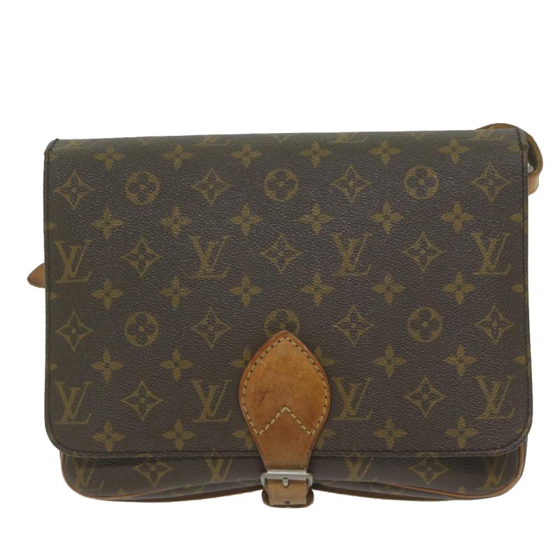 Louis Vuitton Monogram Cartouchiere GM Shoulder Bag Vintage M51252 Auth ar10976B - Image 2