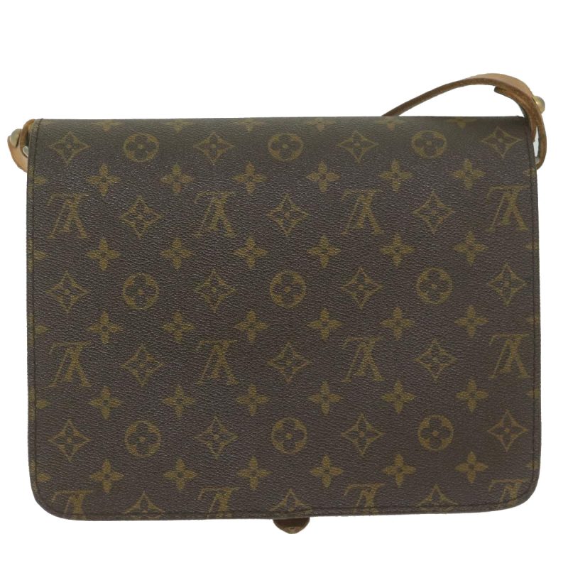 Louis Vuitton Monogram Cartouchiere GM Shoulder Bag Vintage M51252 Auth ar10976B - Image 3