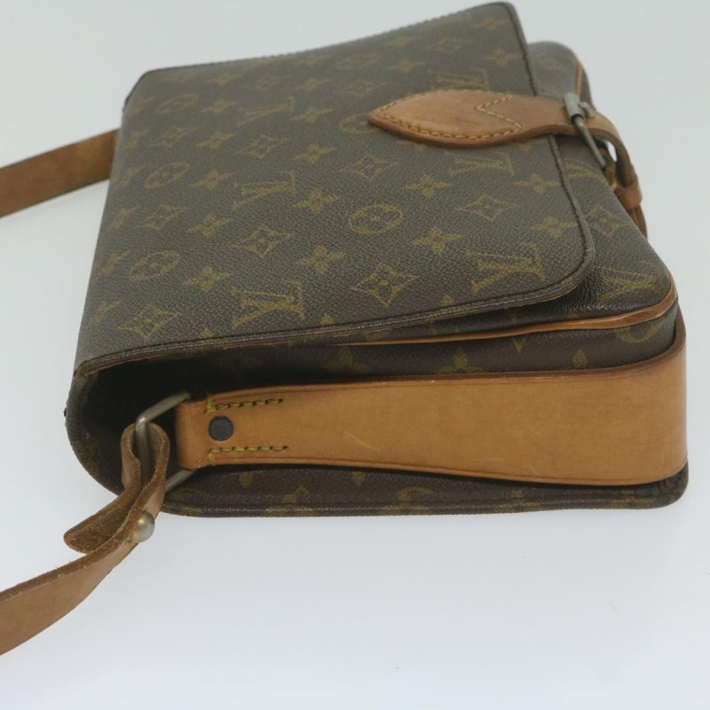 Louis Vuitton Monogram Cartouchiere GM Shoulder Bag Vintage M51252 Auth ar10976B - Image 5