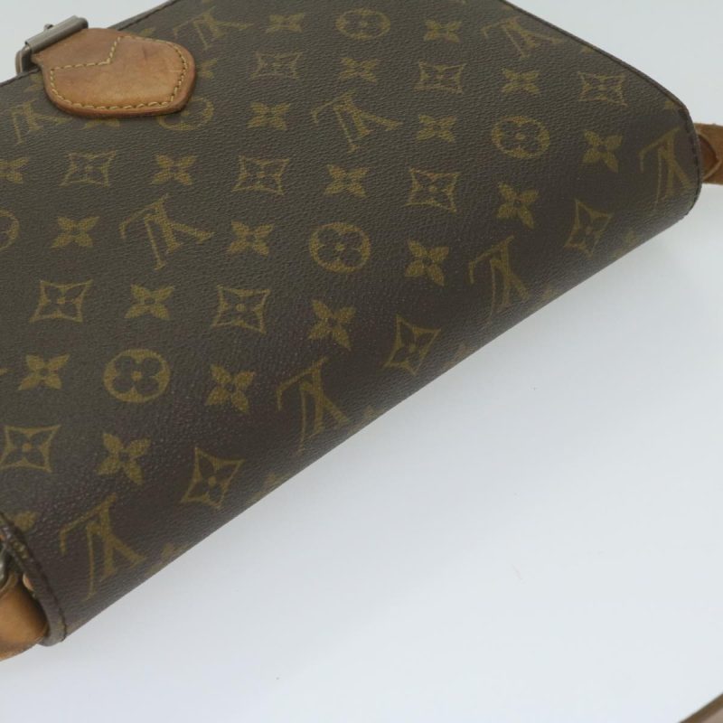 Louis Vuitton Monogram Cartouchiere GM Shoulder Bag Vintage M51252 Auth ar10976B - Image 6