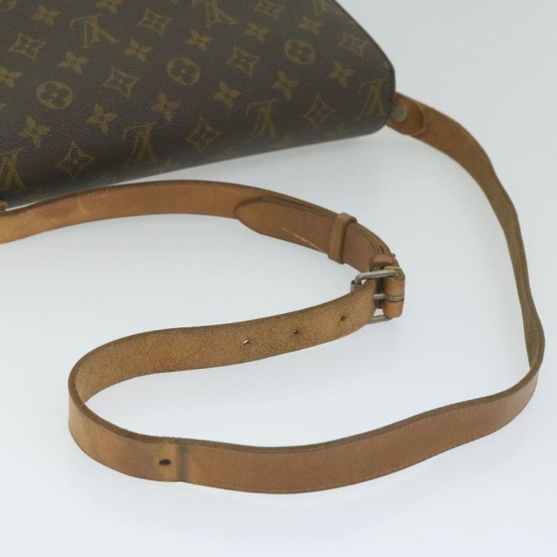 Louis Vuitton Monogram Cartouchiere GM Shoulder Bag Vintage M51252 Auth ar10976B - Image 7