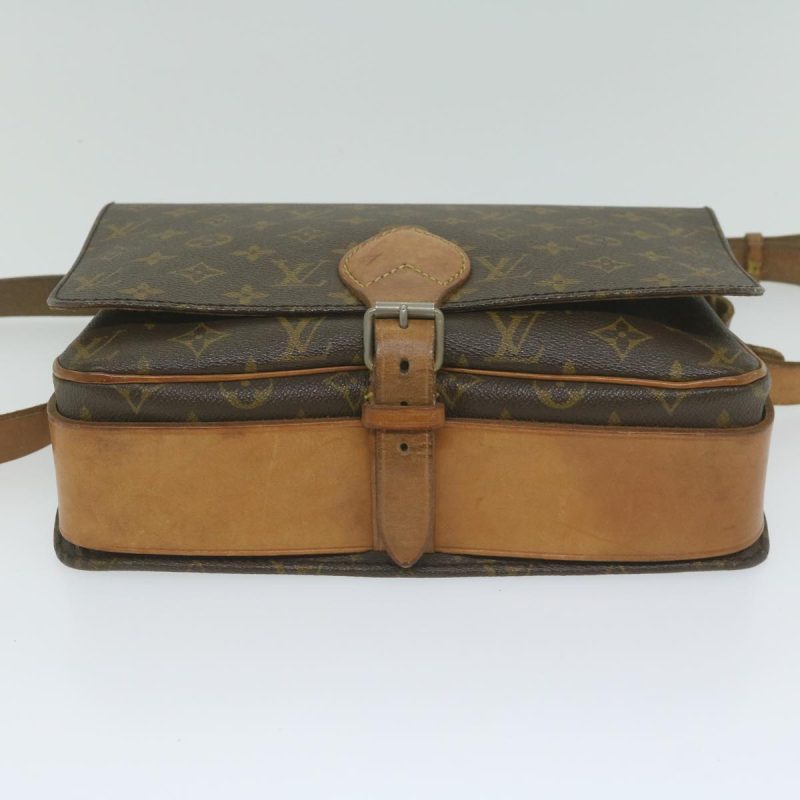 Louis Vuitton Monogram Cartouchiere GM Shoulder Bag Vintage M51252 Auth ar10976B - Image 9