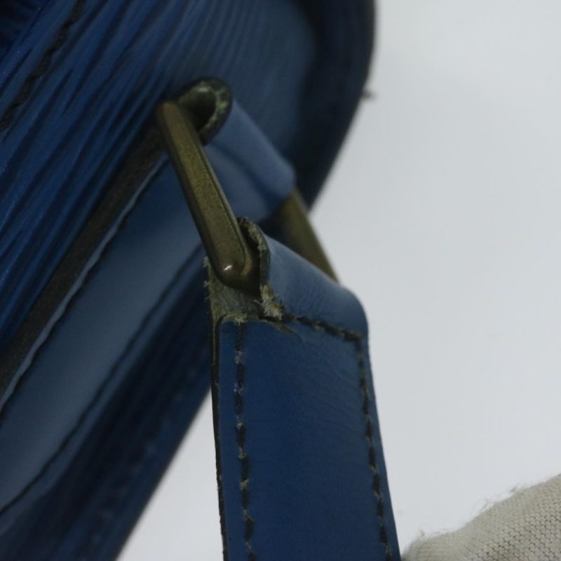 Louis Vuitton Epi Saint Cloud GM Shoulder Bag Blue M52195  ar10981B - Image 9
