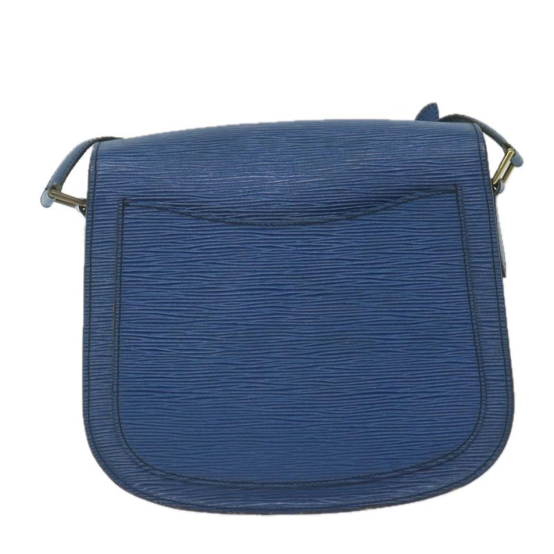 Louis Vuitton Epi Saint Cloud GM Shoulder Bag Blue M52195  ar10981B - Image 2