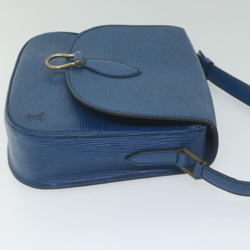 Louis Vuitton Epi Saint Cloud GM Shoulder Bag Blue M52195  ar10981B - Image 3