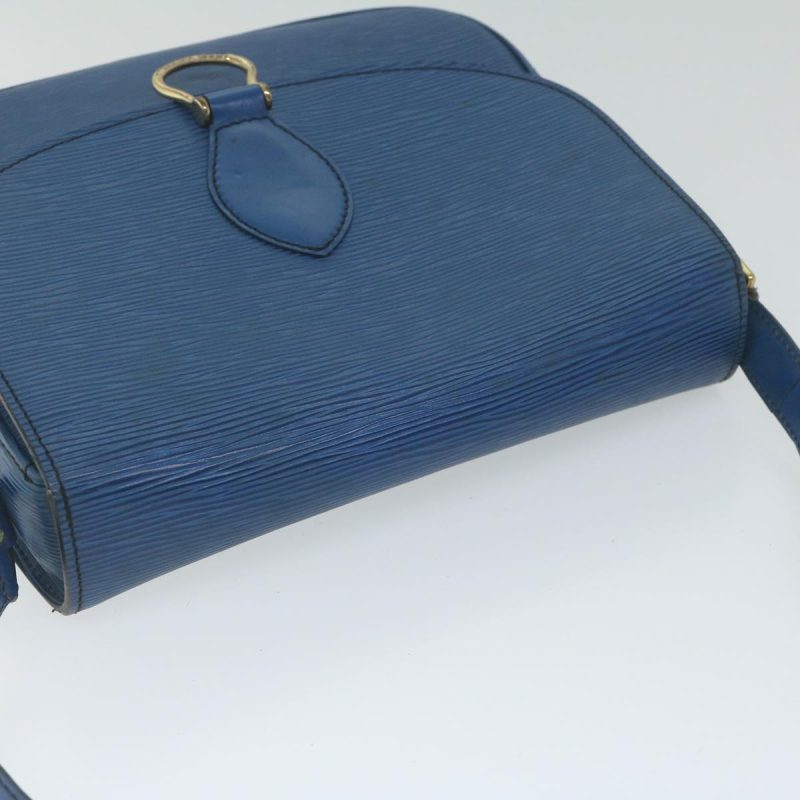 Louis Vuitton Epi Saint Cloud GM Shoulder Bag Blue M52195  ar10981B - Image 6
