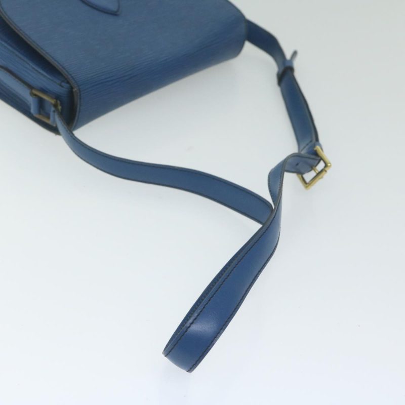 Louis Vuitton Epi Saint Cloud GM Shoulder Bag Blue M52195  ar10981B - Image 7