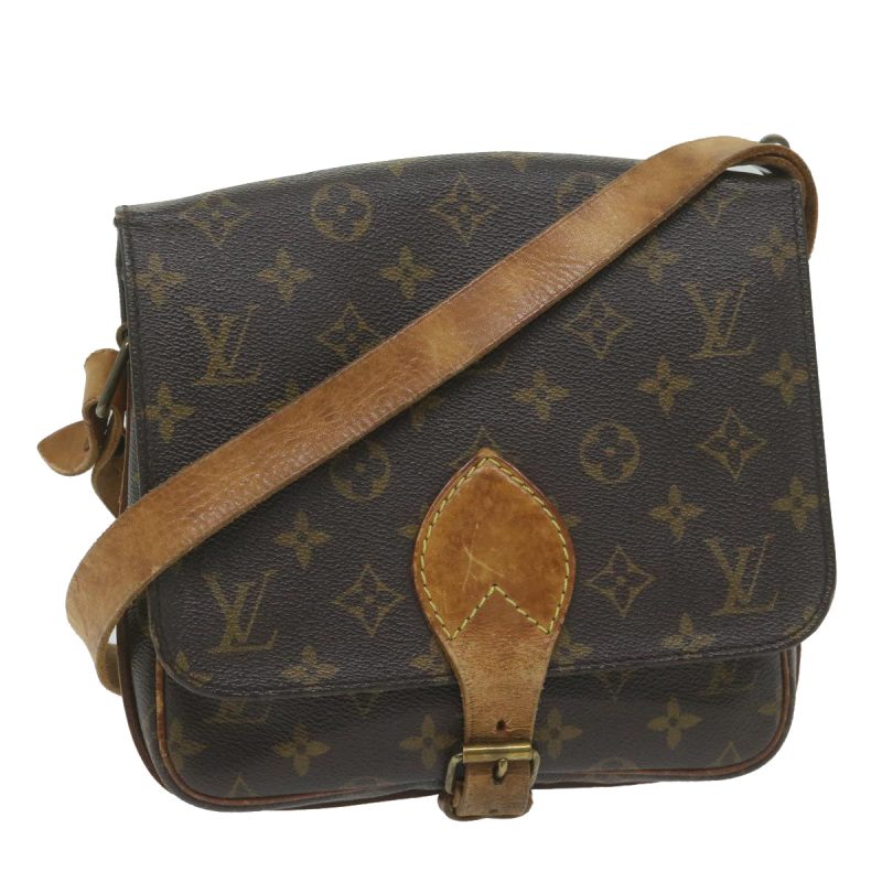 Louis Vuitton Monogram Cartouchiere MM Shoulder Bag M51253  ar11000