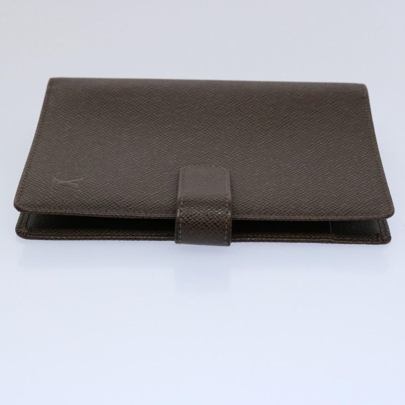 Louis Vuitton Taiga Agenda MM Day Planner Cover Grizzly R20426  ar11017 - Image 4