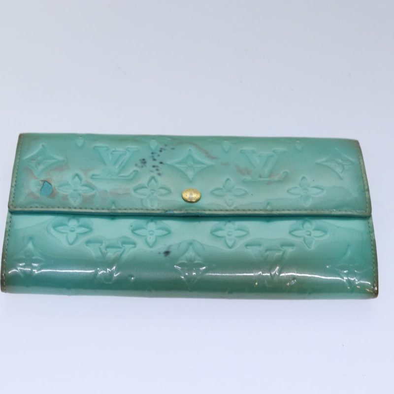 Louis Vuitton Vernis Wallet 4Set Gris Art Deco Baby Blue Red  ar11890 - Image 2