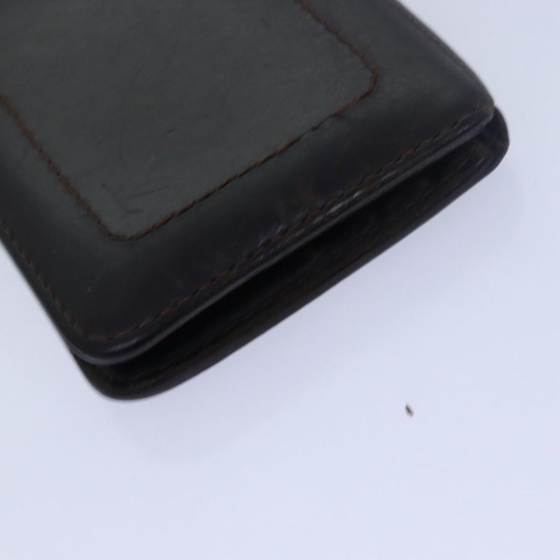 Louis Vuitton Taiga Coin Purse Wallet Leather 5Set Brown Orange  ar11892 - Image 4