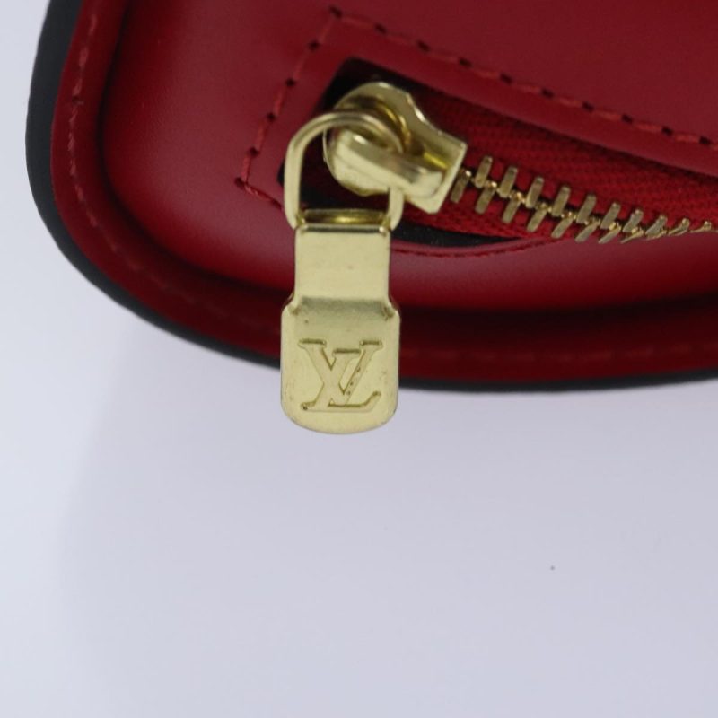 Louis Vuitton Epi Dauphine PM Pouch Castilian Red M48447  ar12535 - Image 8