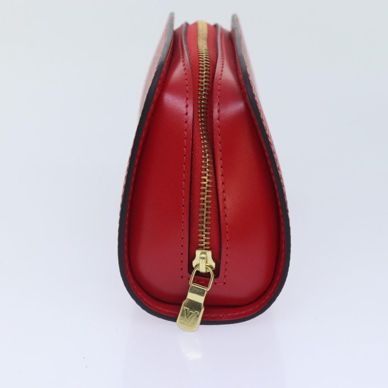 Louis Vuitton Epi Dauphine PM Pouch Castilian Red M48447  ar12535 - Image 3