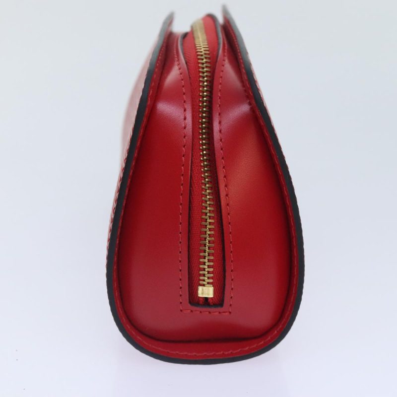 Louis Vuitton Epi Dauphine PM Pouch Castilian Red M48447  ar12535 - Image 4