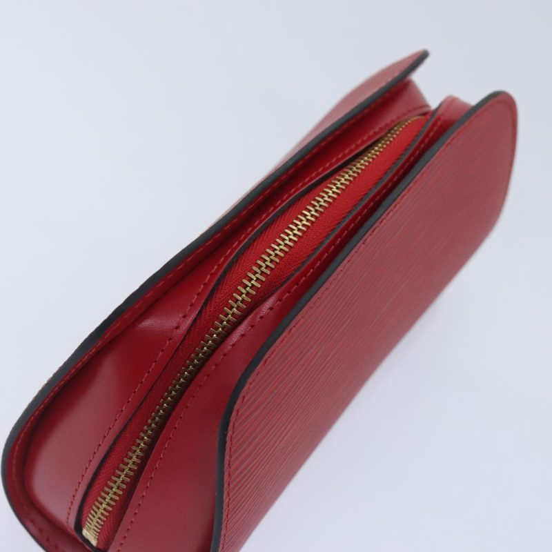 Louis Vuitton Epi Dauphine PM Pouch Castilian Red M48447  ar12535 - Image 5