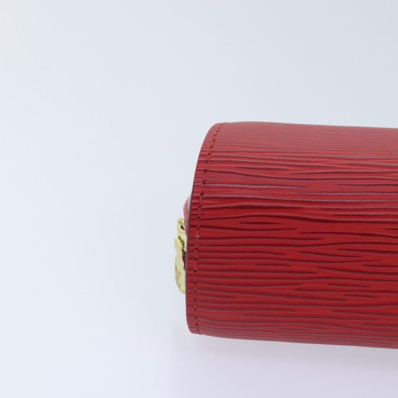 Louis Vuitton Epi Dauphine PM Pouch Castilian Red M48447  ar12535 - Image 7