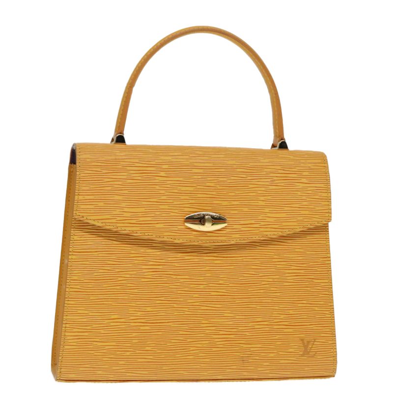 Louis Vuitton Epi Malesherbes Hand Bag Tassili Yellow Jonne M52379 Auth ar12544