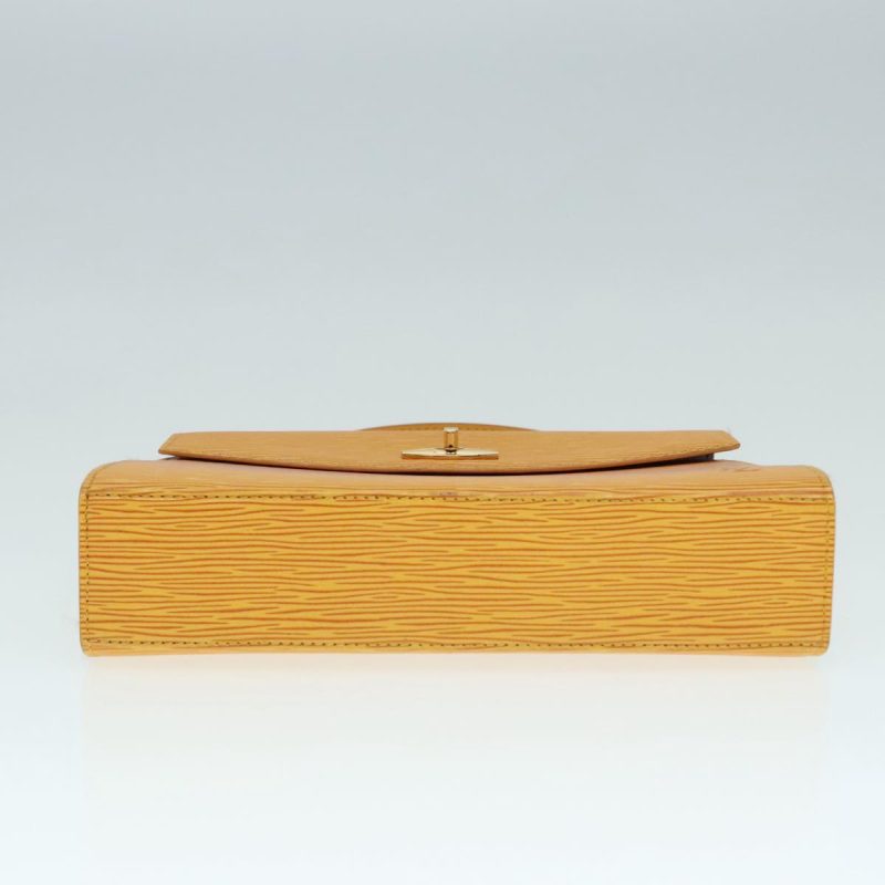 Louis Vuitton Epi Malesherbes Hand Bag Tassili Yellow Jonne M52379 Auth ar12544 - Image 5
