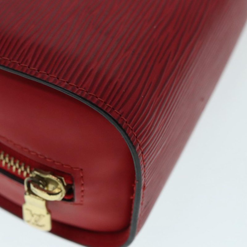 Louis Vuitton Epi Dauphine MM Pouch Red M48457  ar12546 - Image 10